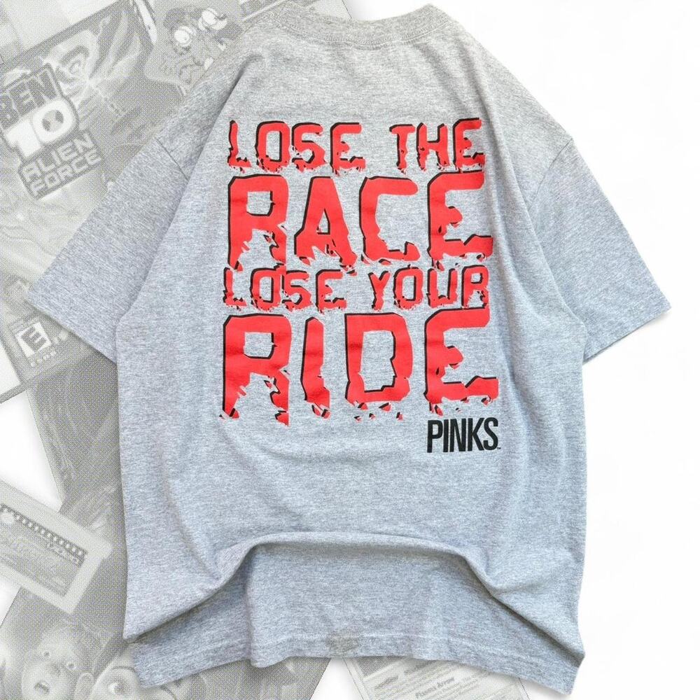 Vintage Speed Pinks Drag Racing Tv Promo Graphic Tee